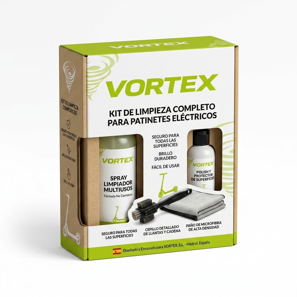 VORTEX Kit de nettoyage complet pour trottinettes électriques